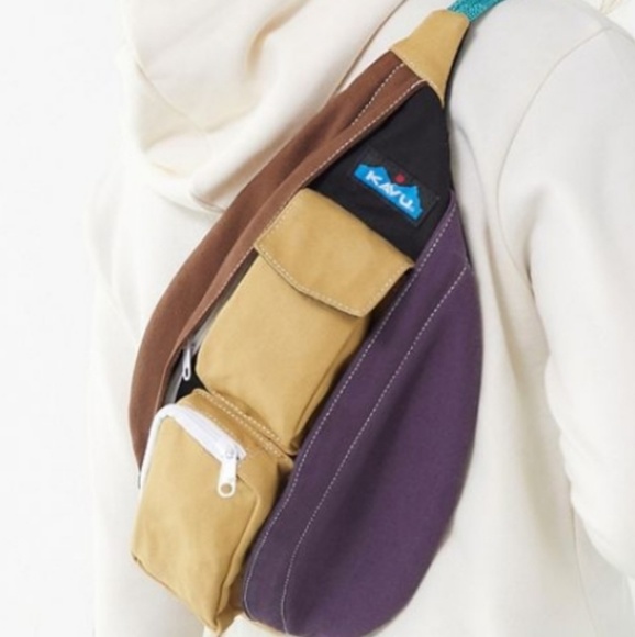 purple kavu rope sling bag